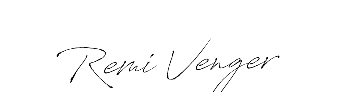 Remi Venger stylish signature style. Best Handwritten Sign (Antro_Vectra) for my name. Handwritten Signature Collection Ideas for my name Remi Venger. Remi Venger signature style 6 images and pictures png