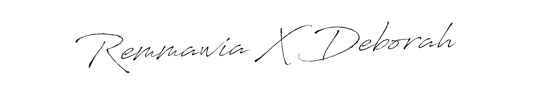 It looks lik you need a new signature style for name Remmawia X Deborah. Design unique handwritten (Antro_Vectra) signature with our free signature maker in just a few clicks. Remmawia X Deborah signature style 6 images and pictures png