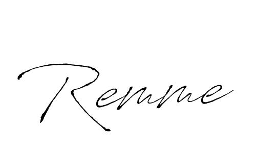 How to make Remme name signature. Use Antro_Vectra style for creating short signs online. This is the latest handwritten sign. Remme signature style 6 images and pictures png