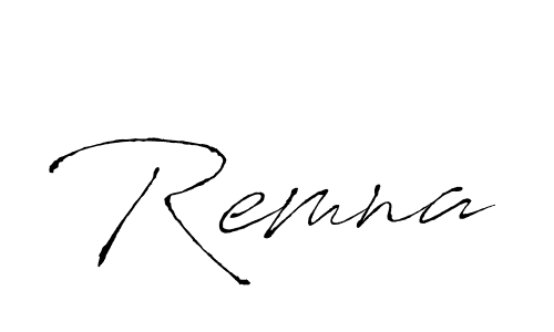 How to make Remna signature? Antro_Vectra is a professional autograph style. Create handwritten signature for Remna name. Remna signature style 6 images and pictures png