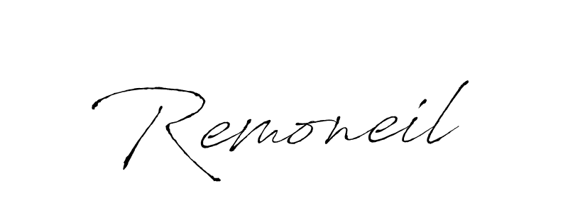 You should practise on your own different ways (Antro_Vectra) to write your name (Remoneil) in signature. don't let someone else do it for you. Remoneil signature style 6 images and pictures png