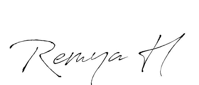 Here are the top 10 professional signature styles for the name Remya H. These are the best autograph styles you can use for your name. Remya H signature style 6 images and pictures png
