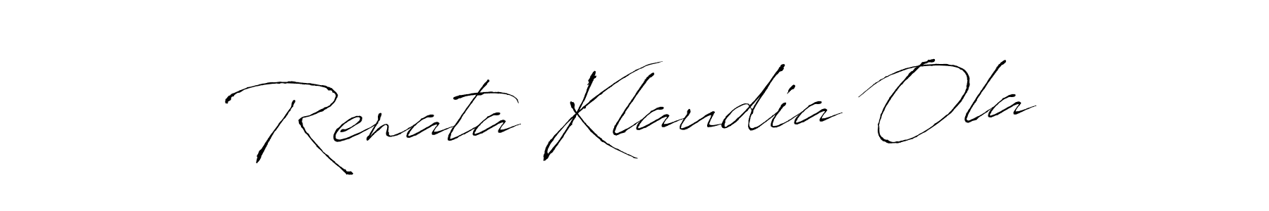 Make a beautiful signature design for name Renata Klaudia Ola. With this signature (Antro_Vectra) style, you can create a handwritten signature for free. Renata Klaudia Ola signature style 6 images and pictures png