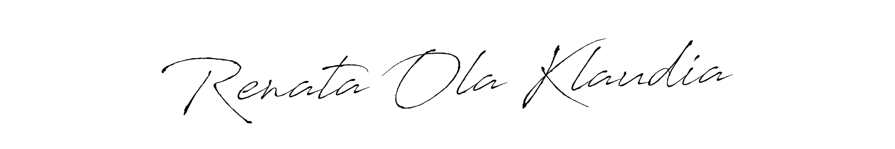 Make a beautiful signature design for name Renata Ola Klaudia. Use this online signature maker to create a handwritten signature for free. Renata Ola Klaudia signature style 6 images and pictures png