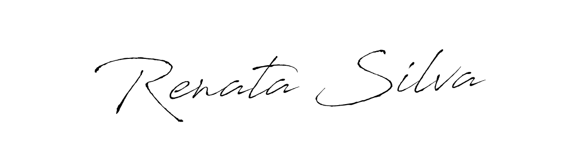 Renata Silva stylish signature style. Best Handwritten Sign (Antro_Vectra) for my name. Handwritten Signature Collection Ideas for my name Renata Silva. Renata Silva signature style 6 images and pictures png