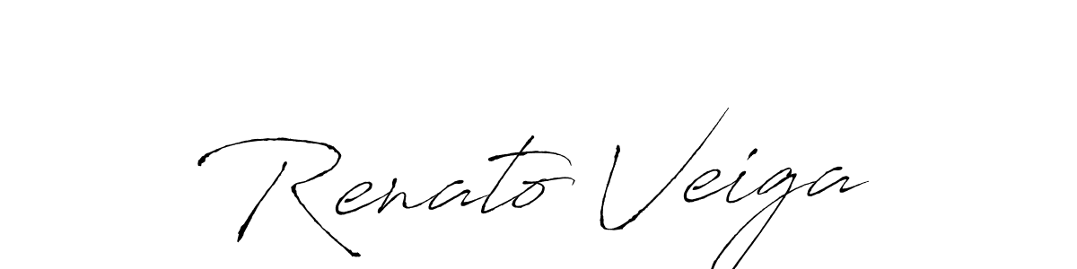 Make a beautiful signature design for name Renato Veiga. With this signature (Antro_Vectra) style, you can create a handwritten signature for free. Renato Veiga signature style 6 images and pictures png