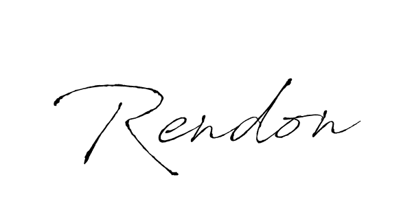 How to make Rendon name signature. Use Antro_Vectra style for creating short signs online. This is the latest handwritten sign. Rendon signature style 6 images and pictures png