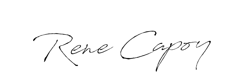 Make a beautiful signature design for name Rene Capoy. Use this online signature maker to create a handwritten signature for free. Rene Capoy signature style 6 images and pictures png