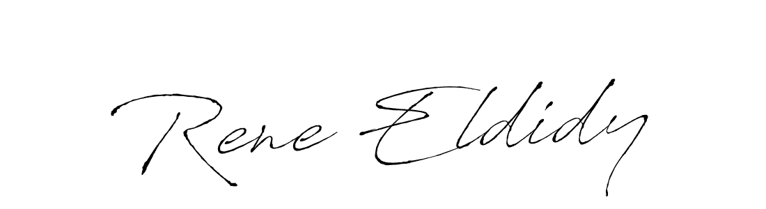 Antro_Vectra is a professional signature style that is perfect for those who want to add a touch of class to their signature. It is also a great choice for those who want to make their signature more unique. Get Rene Eldidy name to fancy signature for free. Rene Eldidy signature style 6 images and pictures png