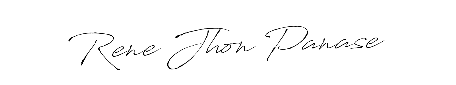Rene Jhon Panase stylish signature style. Best Handwritten Sign (Antro_Vectra) for my name. Handwritten Signature Collection Ideas for my name Rene Jhon Panase. Rene Jhon Panase signature style 6 images and pictures png
