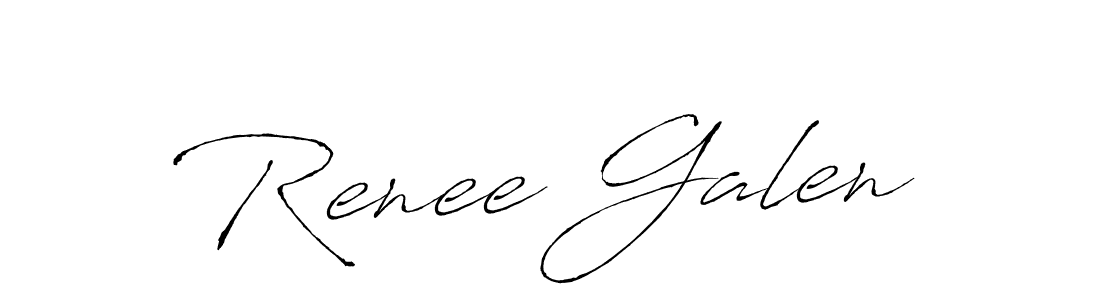 How to make Renee Galen signature? Antro_Vectra is a professional autograph style. Create handwritten signature for Renee Galen name. Renee Galen signature style 6 images and pictures png