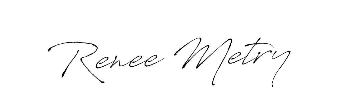 Design your own signature with our free online signature maker. With this signature software, you can create a handwritten (Antro_Vectra) signature for name Renee Metry. Renee Metry signature style 6 images and pictures png