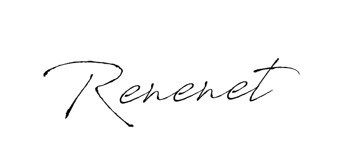 Create a beautiful signature design for name Renenet. With this signature (Antro_Vectra) fonts, you can make a handwritten signature for free. Renenet signature style 6 images and pictures png