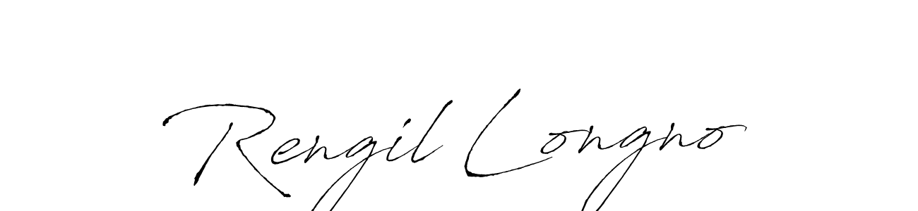 Use a signature maker to create a handwritten signature online. With this signature software, you can design (Antro_Vectra) your own signature for name Rengil Longno. Rengil Longno signature style 6 images and pictures png