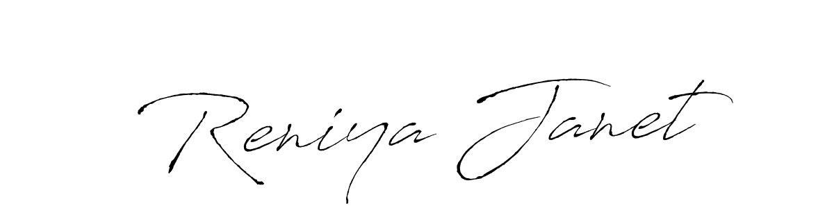 Make a short Reniya Janet signature style. Manage your documents anywhere anytime using Antro_Vectra. Create and add eSignatures, submit forms, share and send files easily. Reniya Janet signature style 6 images and pictures png