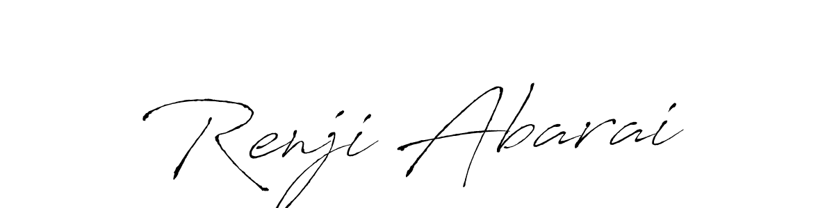 How to make Renji Abarai signature? Antro_Vectra is a professional autograph style. Create handwritten signature for Renji Abarai name. Renji Abarai signature style 6 images and pictures png