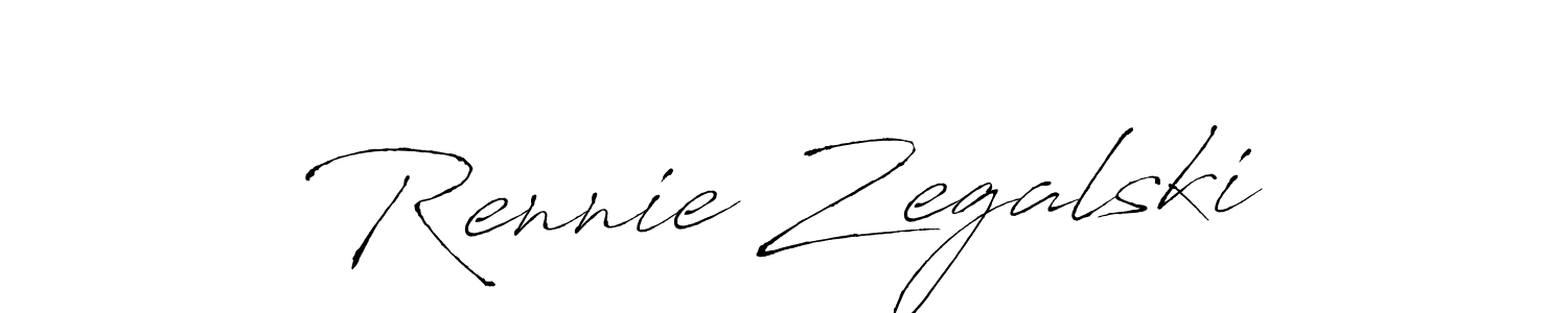 The best way (Antro_Vectra) to make a short signature is to pick only two or three words in your name. The name Rennie Zegalski include a total of six letters. For converting this name. Rennie Zegalski signature style 6 images and pictures png