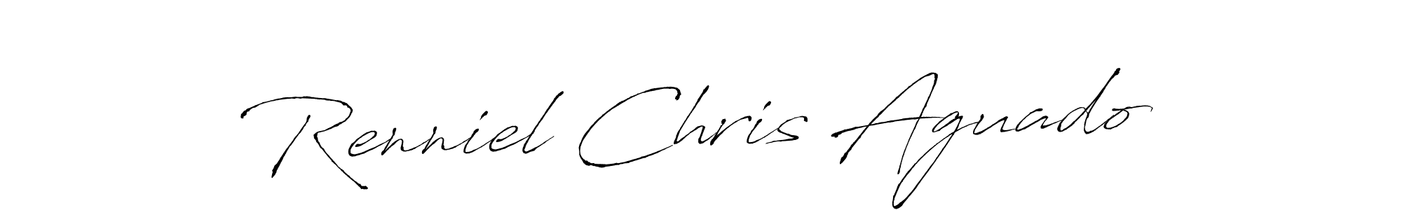 Also You can easily find your signature by using the search form. We will create Renniel Chris Aguado name handwritten signature images for you free of cost using Antro_Vectra sign style. Renniel Chris Aguado signature style 6 images and pictures png