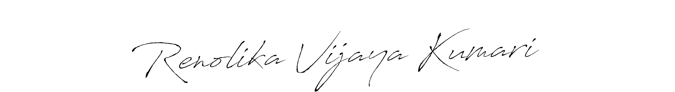 Similarly Antro_Vectra is the best handwritten signature design. Signature creator online .You can use it as an online autograph creator for name Renolika Vijaya Kumari. Renolika Vijaya Kumari signature style 6 images and pictures png