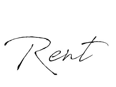 You should practise on your own different ways (Antro_Vectra) to write your name (Rent) in signature. don't let someone else do it for you. Rent signature style 6 images and pictures png