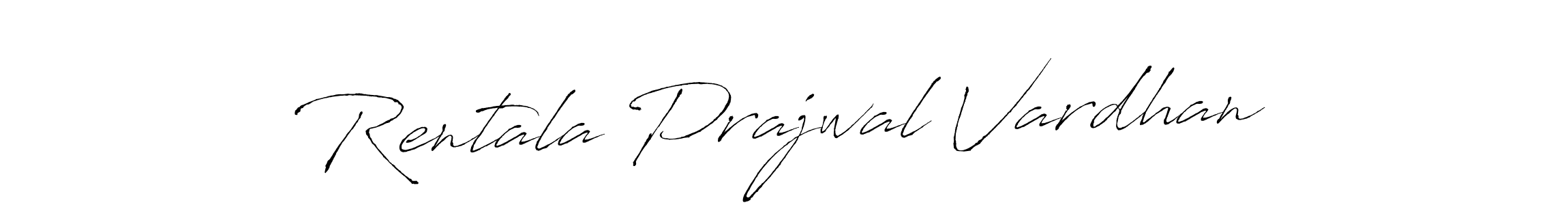 How to make Rentala Prajwal Vardhan signature? Antro_Vectra is a professional autograph style. Create handwritten signature for Rentala Prajwal Vardhan name. Rentala Prajwal Vardhan signature style 6 images and pictures png