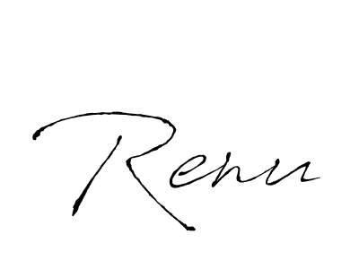 Also we have Renu name is the best signature style. Create professional handwritten signature collection using Antro_Vectra autograph style. Renu signature style 6 images and pictures png
