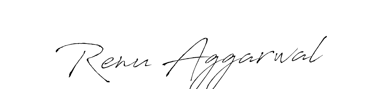 Use a signature maker to create a handwritten signature online. With this signature software, you can design (Antro_Vectra) your own signature for name Renu Aggarwal. Renu Aggarwal signature style 6 images and pictures png