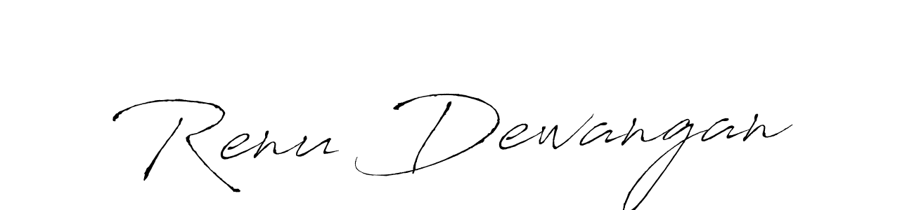 Also we have Renu Dewangan name is the best signature style. Create professional handwritten signature collection using Antro_Vectra autograph style. Renu Dewangan signature style 6 images and pictures png