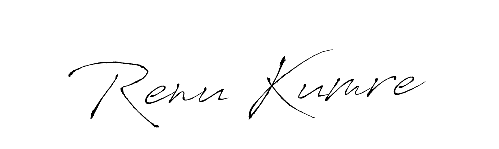 How to make Renu Kumre signature? Antro_Vectra is a professional autograph style. Create handwritten signature for Renu Kumre name. Renu Kumre signature style 6 images and pictures png