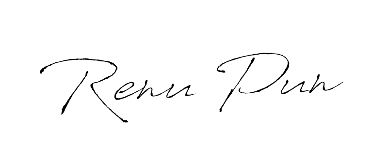 Similarly Antro_Vectra is the best handwritten signature design. Signature creator online .You can use it as an online autograph creator for name Renu Pun. Renu Pun signature style 6 images and pictures png