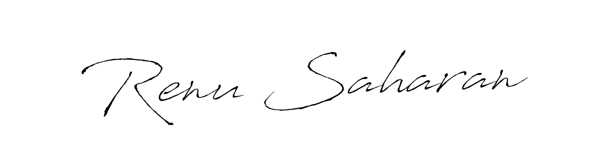 You should practise on your own different ways (Antro_Vectra) to write your name (Renu Saharan) in signature. don't let someone else do it for you. Renu Saharan signature style 6 images and pictures png
