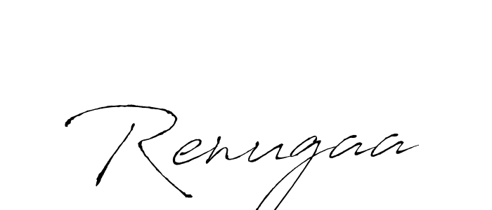 Design your own signature with our free online signature maker. With this signature software, you can create a handwritten (Antro_Vectra) signature for name Renugaa. Renugaa signature style 6 images and pictures png