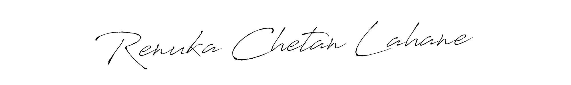 Also we have Renuka Chetan Lahane name is the best signature style. Create professional handwritten signature collection using Antro_Vectra autograph style. Renuka Chetan Lahane signature style 6 images and pictures png