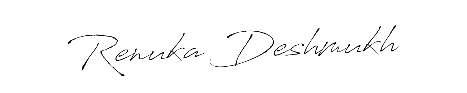 You can use this online signature creator to create a handwritten signature for the name Renuka Deshmukh. This is the best online autograph maker. Renuka Deshmukh signature style 6 images and pictures png