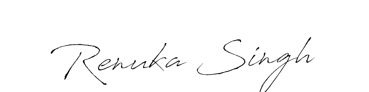 Antro_Vectra is a professional signature style that is perfect for those who want to add a touch of class to their signature. It is also a great choice for those who want to make their signature more unique. Get Renuka Singh name to fancy signature for free. Renuka Singh signature style 6 images and pictures png