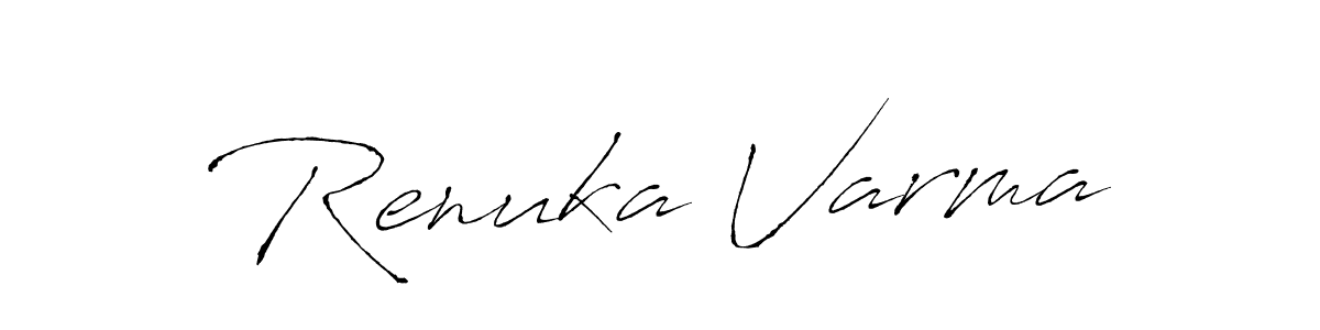 How to make Renuka Varma signature? Antro_Vectra is a professional autograph style. Create handwritten signature for Renuka Varma name. Renuka Varma signature style 6 images and pictures png