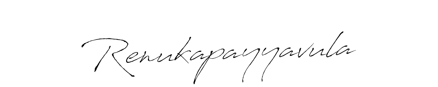 Also we have Renukapayyavula name is the best signature style. Create professional handwritten signature collection using Antro_Vectra autograph style. Renukapayyavula signature style 6 images and pictures png