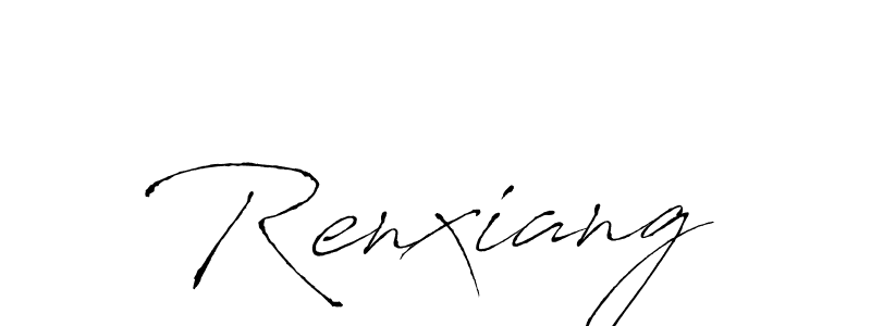 Create a beautiful signature design for name Renxiang. With this signature (Antro_Vectra) fonts, you can make a handwritten signature for free. Renxiang signature style 6 images and pictures png