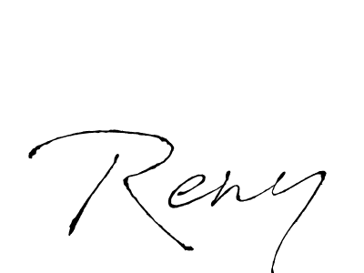 How to make Reny signature? Antro_Vectra is a professional autograph style. Create handwritten signature for Reny name. Reny signature style 6 images and pictures png