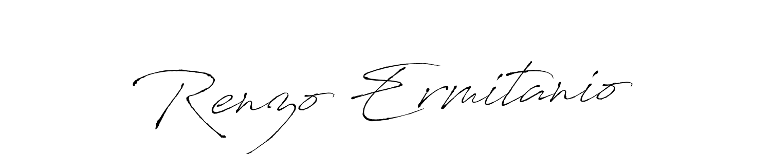 Make a beautiful signature design for name Renzo Ermitanio. Use this online signature maker to create a handwritten signature for free. Renzo Ermitanio signature style 6 images and pictures png