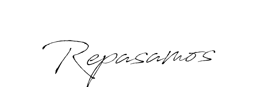 Repasamos stylish signature style. Best Handwritten Sign (Antro_Vectra) for my name. Handwritten Signature Collection Ideas for my name Repasamos. Repasamos signature style 6 images and pictures png