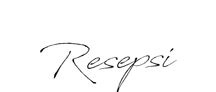 Resepsi stylish signature style. Best Handwritten Sign (Antro_Vectra) for my name. Handwritten Signature Collection Ideas for my name Resepsi. Resepsi signature style 6 images and pictures png