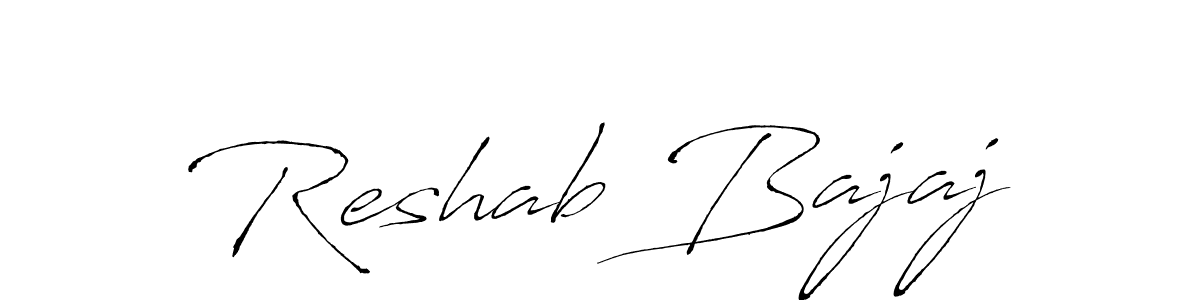 Reshab Bajaj stylish signature style. Best Handwritten Sign (Antro_Vectra) for my name. Handwritten Signature Collection Ideas for my name Reshab Bajaj. Reshab Bajaj signature style 6 images and pictures png