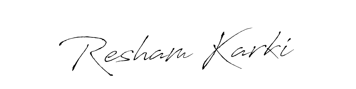 You can use this online signature creator to create a handwritten signature for the name Resham Karki. This is the best online autograph maker. Resham Karki signature style 6 images and pictures png