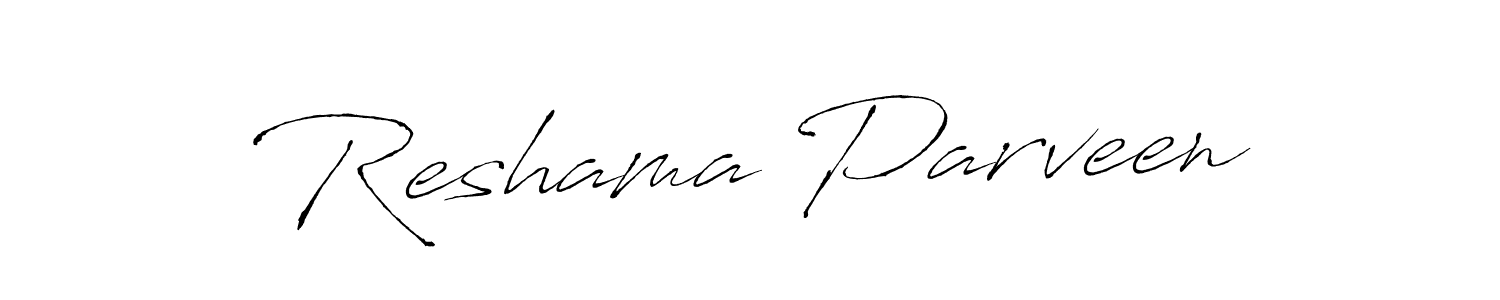 How to make Reshama Parveen signature? Antro_Vectra is a professional autograph style. Create handwritten signature for Reshama Parveen name. Reshama Parveen signature style 6 images and pictures png
