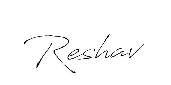 Best and Professional Signature Style for Reshav. Antro_Vectra Best Signature Style Collection. Reshav signature style 6 images and pictures png