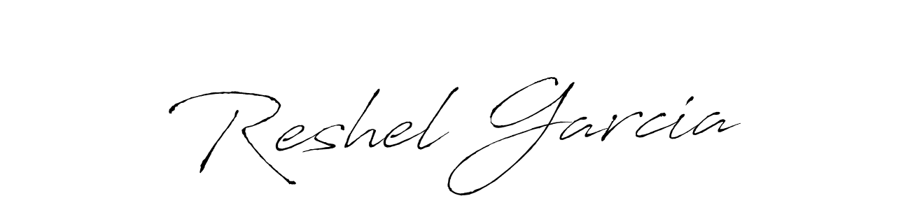 Similarly Antro_Vectra is the best handwritten signature design. Signature creator online .You can use it as an online autograph creator for name Reshel Garcia. Reshel Garcia signature style 6 images and pictures png