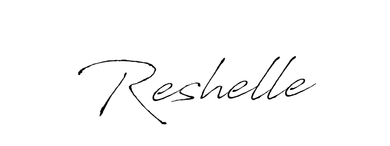 Antro_Vectra is a professional signature style that is perfect for those who want to add a touch of class to their signature. It is also a great choice for those who want to make their signature more unique. Get Reshelle name to fancy signature for free. Reshelle signature style 6 images and pictures png