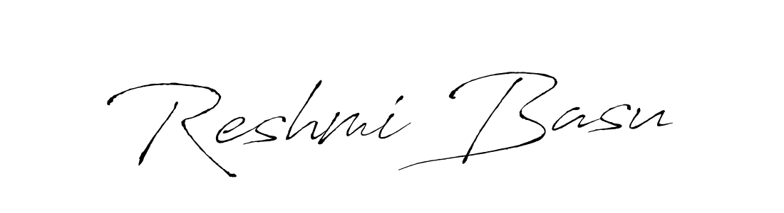 Also You can easily find your signature by using the search form. We will create Reshmi Basu name handwritten signature images for you free of cost using Antro_Vectra sign style. Reshmi Basu signature style 6 images and pictures png