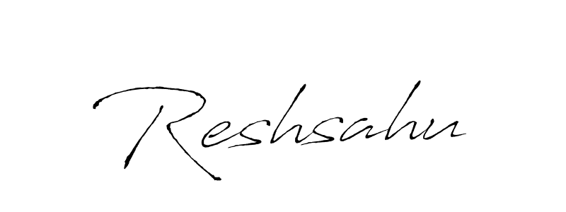 Similarly Antro_Vectra is the best handwritten signature design. Signature creator online .You can use it as an online autograph creator for name Reshsahu. Reshsahu signature style 6 images and pictures png